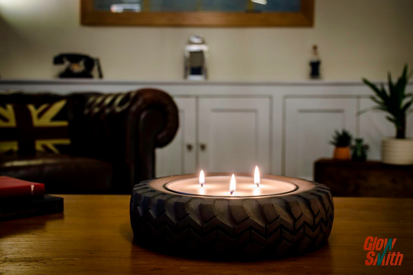 coffee table mens candle