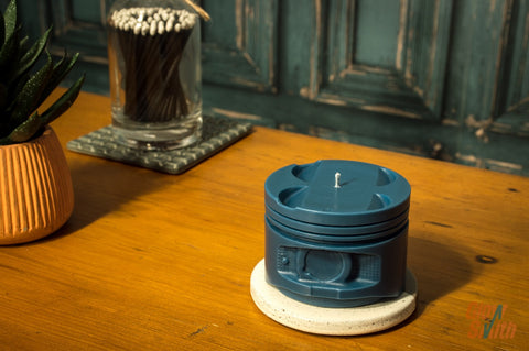 Engine Piston Candle - Nordic Pine
