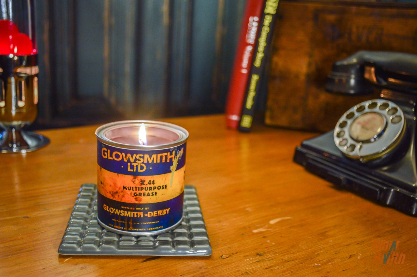 Dark Opium Grease Tin – Mens Scented Candle