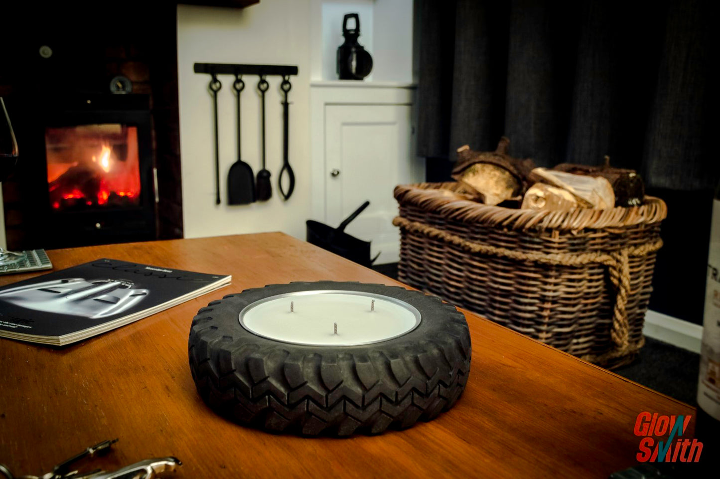 outdoor party bbq candle
