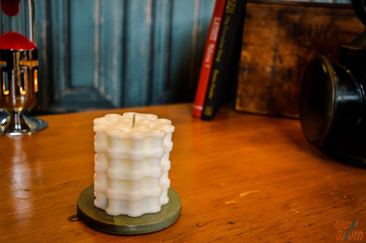 Fresh Linen Motorbike Chain Candle - Biker Candle