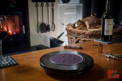 Brake Discs Candle Holder – Wild Pomegranate – Man Cave Décor