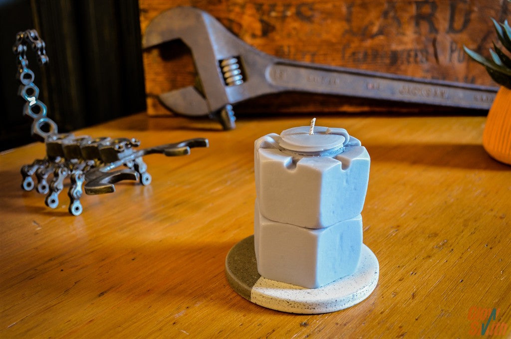Dark Opium Nuclear Reactor Nut & Bolt Candle