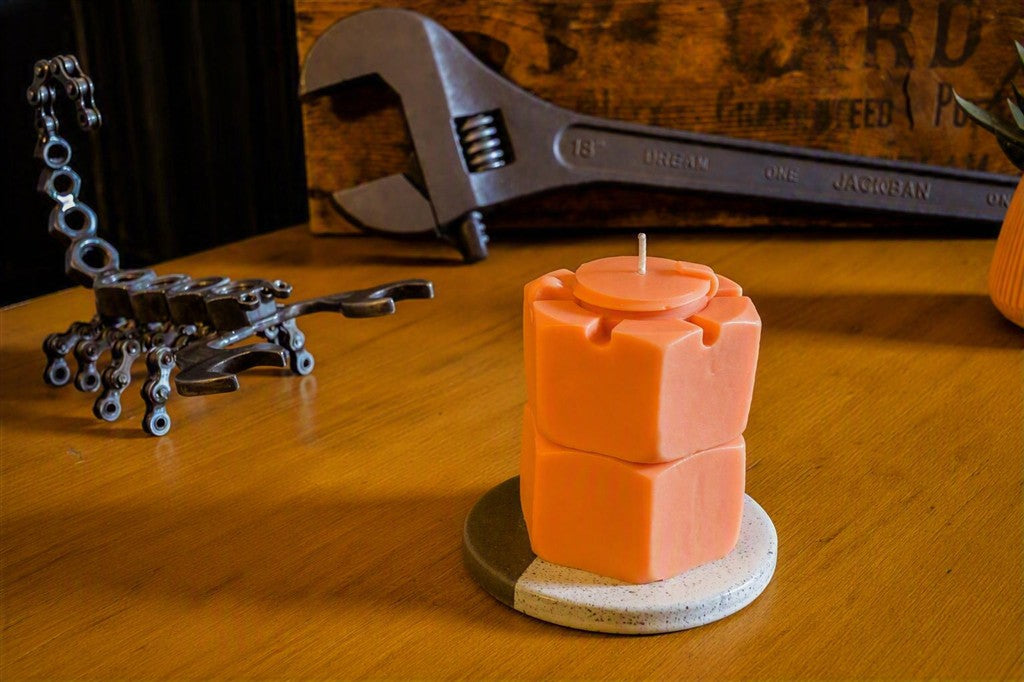 Spiced Orange Nuclear Reactor Nut & Bolt Candle