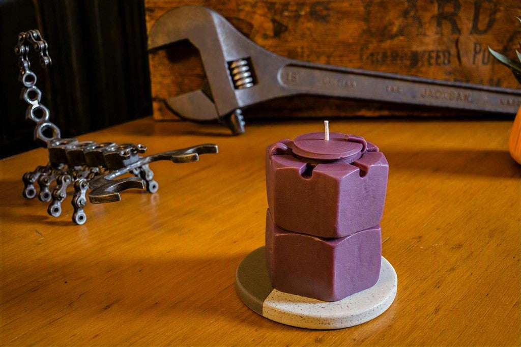Wild Pomegranate Nuclear Reactor Nut & Bolt Candle