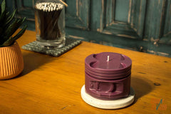 Wild Pomegranate Maroon Engine Piston Candle – Car Guy Candle