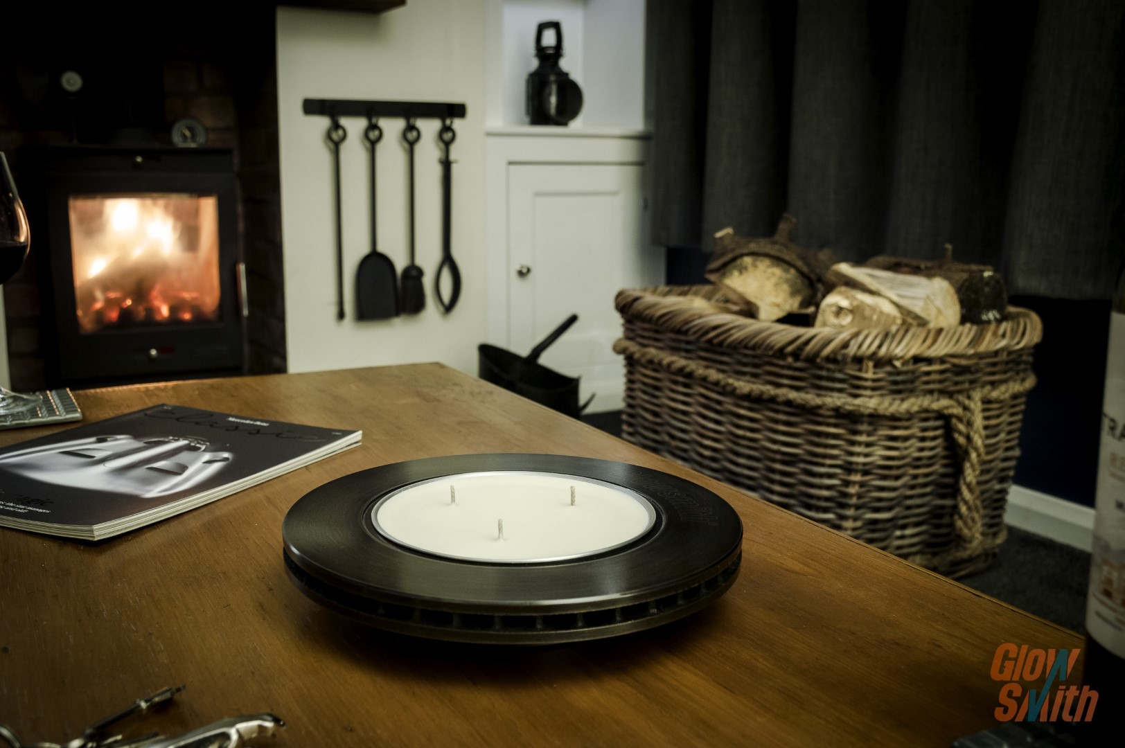 car brake disc candle for men