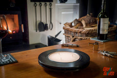 Brake Discs Candle Holder – Fresh Linen – Automotive Art Car Gift