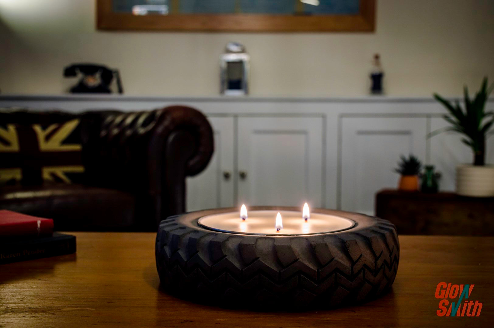 night candle wild camping tyre