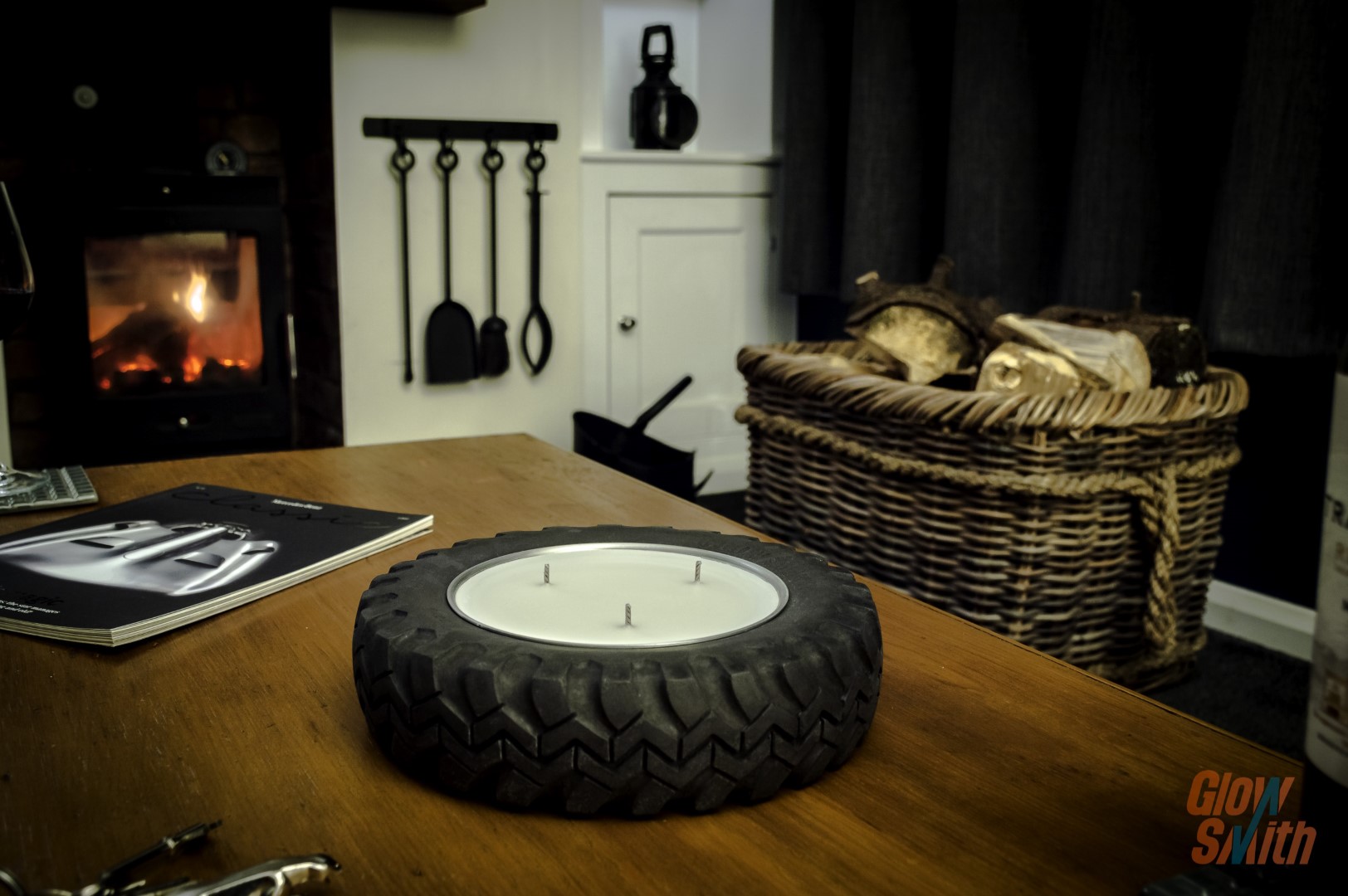 outdoor party bbq candle