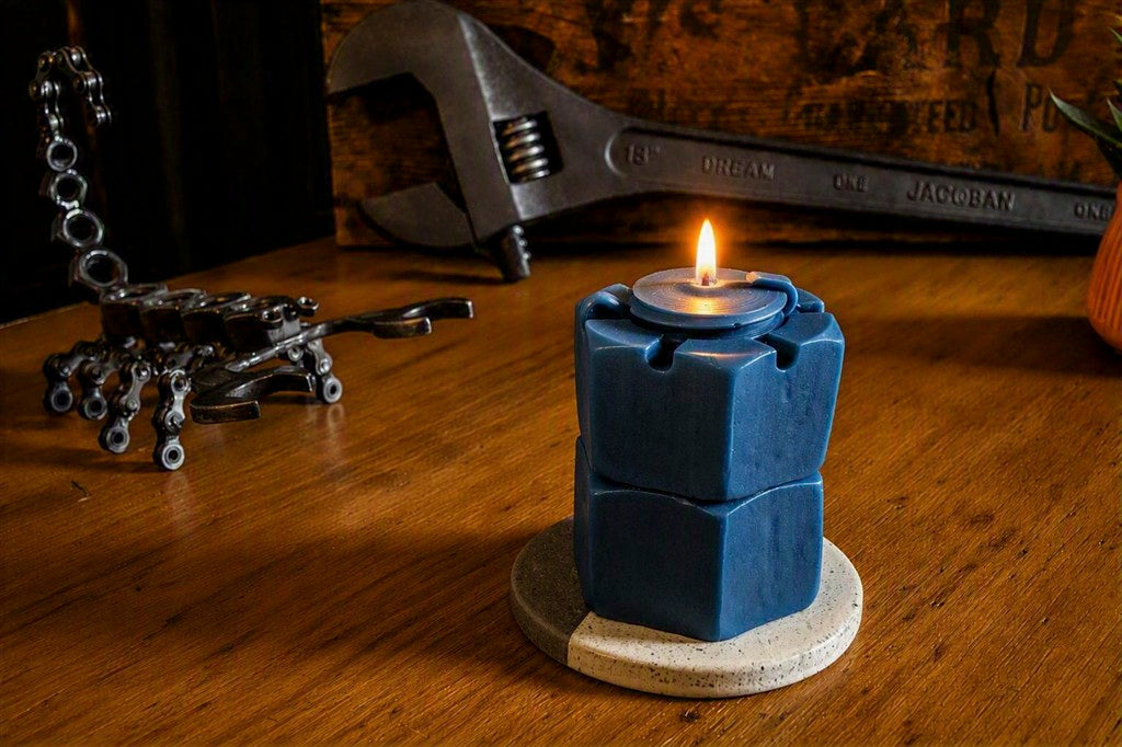 Nordic Pine Nuclear Reactor Nut & Bolt Candle