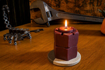 Wild Pomegranate Nuclear Reactor Nut & Bolt Candle