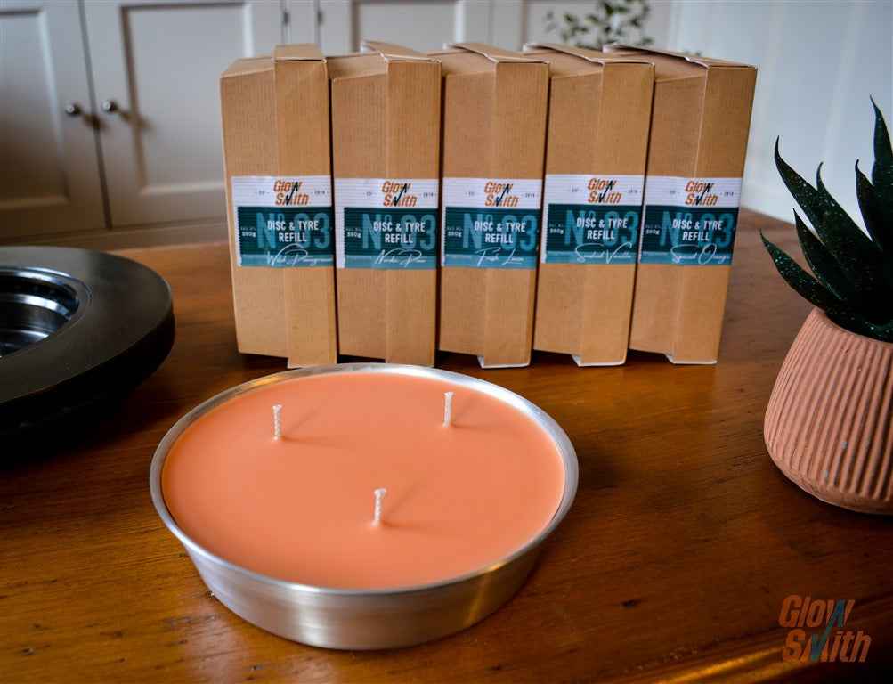 Automotive Brake Disc Candle and Refill Bundle